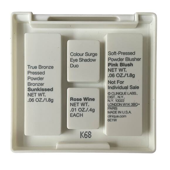 NEW Clinique Face Eye Kit Blush Bronzer GWP Travel Palette - Picture 2 of 4